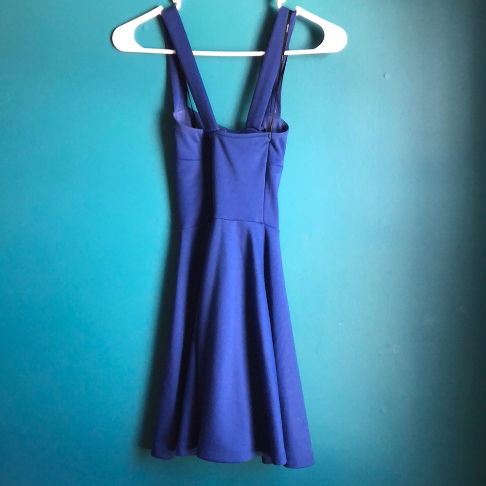 Forever 21 blue skater mini dress - Picture 2 of 2